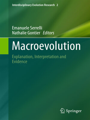 cover image of Macroevolution
